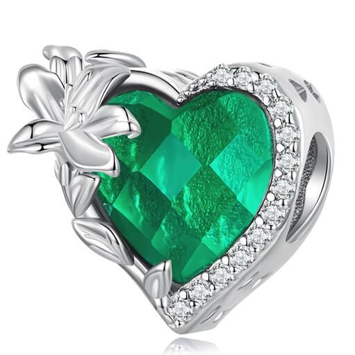 925 Sterling Silver Birthstone Charm 