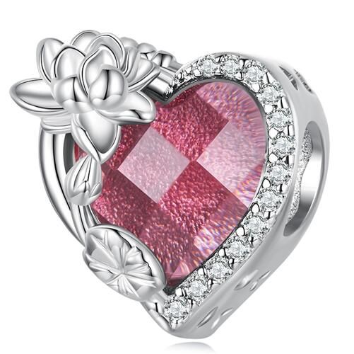 925 Sterling Silver Birthstone Charm 