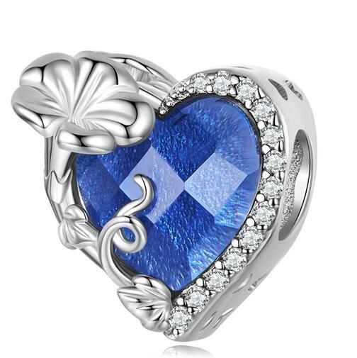 925 Sterling Silver Birthstone Charm 