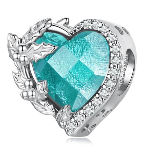 925 Sterling Silver Birthstone Charm 