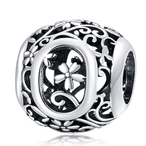 925 Sterling Silver Letters Charm 