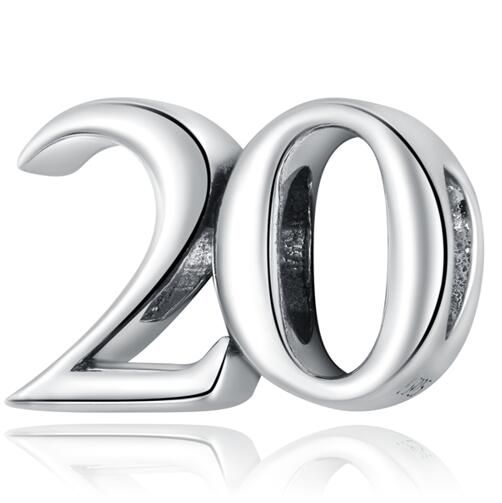 925 Sterling Silver Letters Charm 