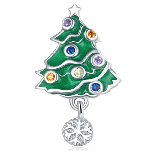 925 Sterling Silver Christmas Jewelry Charm 