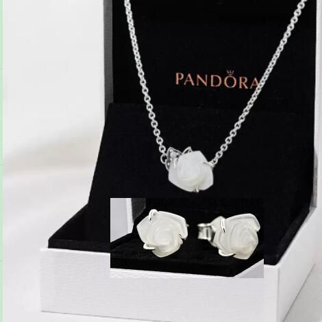 2024 NEW AAA GRADE S925 ALE Sterling Silver Earring&Necklaces 45CM