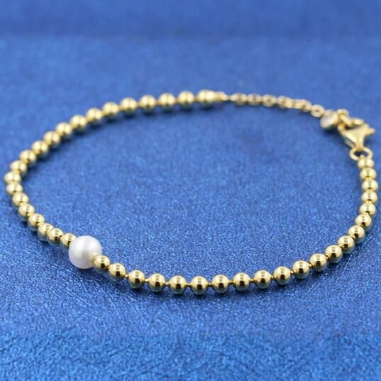AAA GRADE S925 ALE Sterling Silver Beaded Bracelets