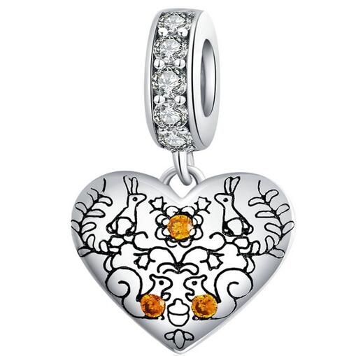 925 Sterling Silver Jewelry Pendants Charm 
