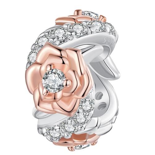 925 Sterling Silver Spacer Charm