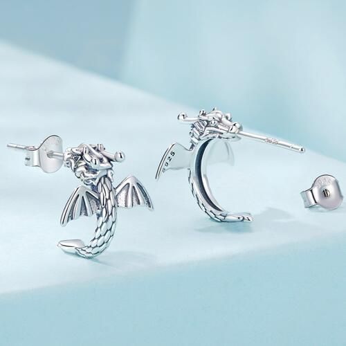 925 Sterling Silver Fashion Earrings Jewelry