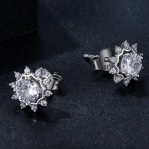 925 Sterling Silver Fashion Earrings Jewelry