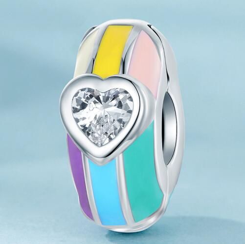 925 Sterling Silver Spacer Charm