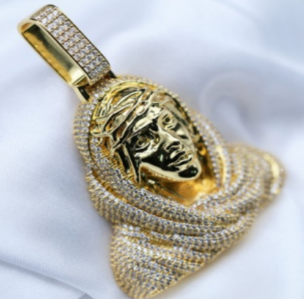 HipHop Jewelry 5A-CZ with Silverplated-Brass Jewelry